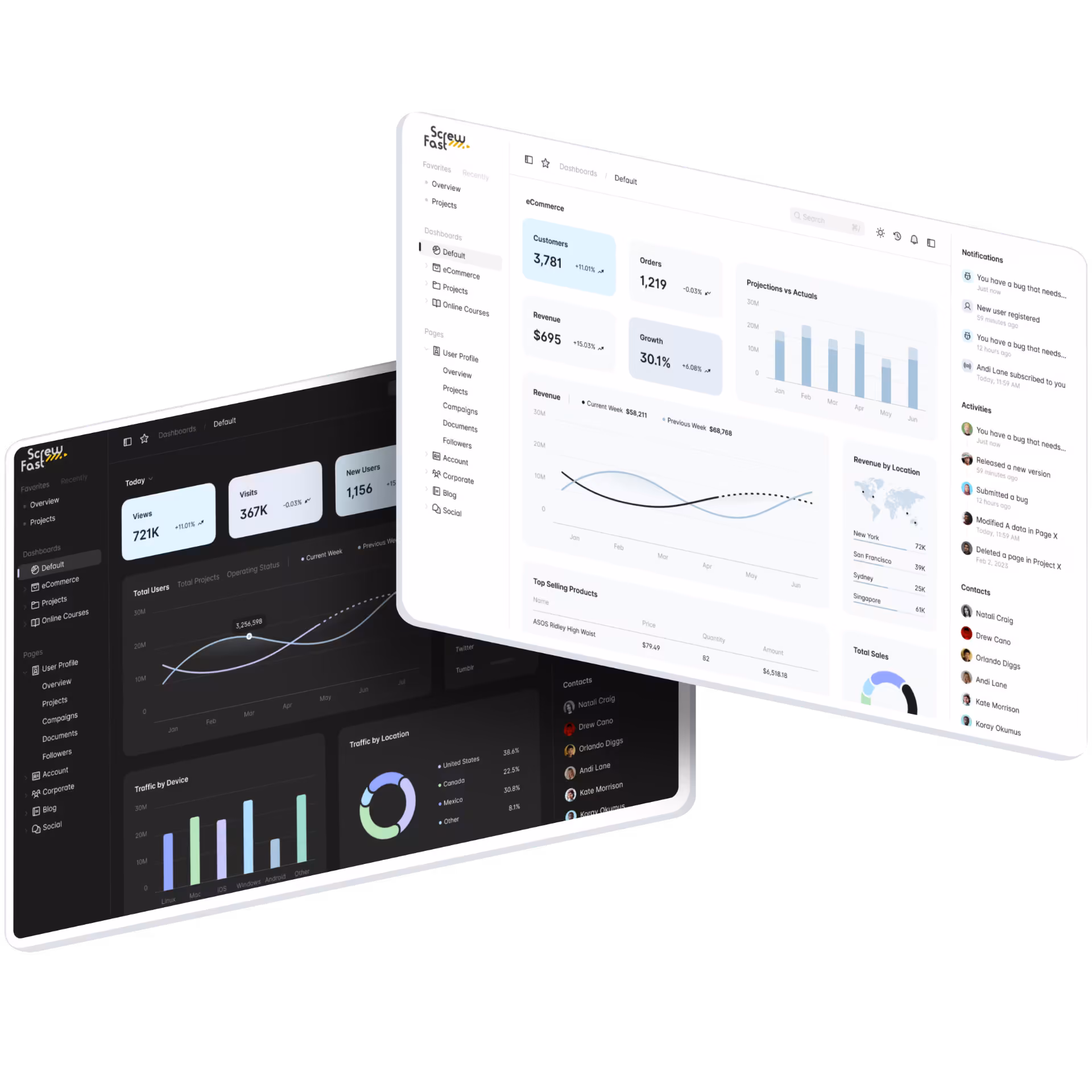 A clean, modern small-business website shown on a laptop